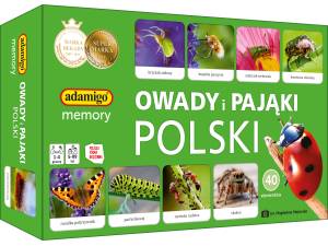 Owady i pająki polski. Gra memory