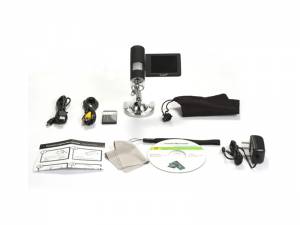 Przenośny mikroskop cyfrowy USB 10x,300x,500x (cyfrowo do 1200x) z wyświetlaczem LCD i kamera 5 Mpx