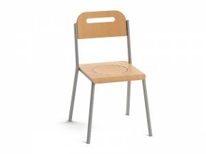 Krzesło szkolne Classic szare 4