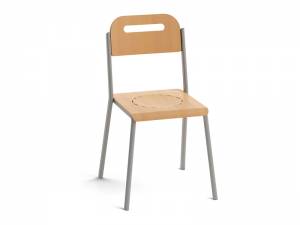 Krzesło szkolne Classic szare 5