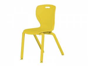Krzesło Muszelka. Rozmiar 3. Żółta
