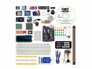 Mikrokontroler z czujnikami i akcesoriami. Największy zestaw startowy do nauki Arduino