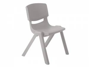 Krzesło plastikowe Motylek 1  szare