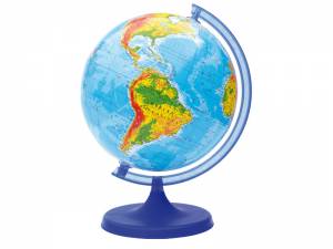 Globus fizyczny, śr. 220 mm, wys. 30 cm