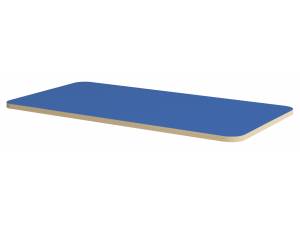 Prostokątny blat 138 x 69 cm - niebieski