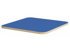 Kwadratowy blat 69 x 69 cm - niebieski