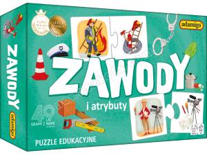 Zawody i atrybuty. Układanka edukacyjna Nowa Szkoła