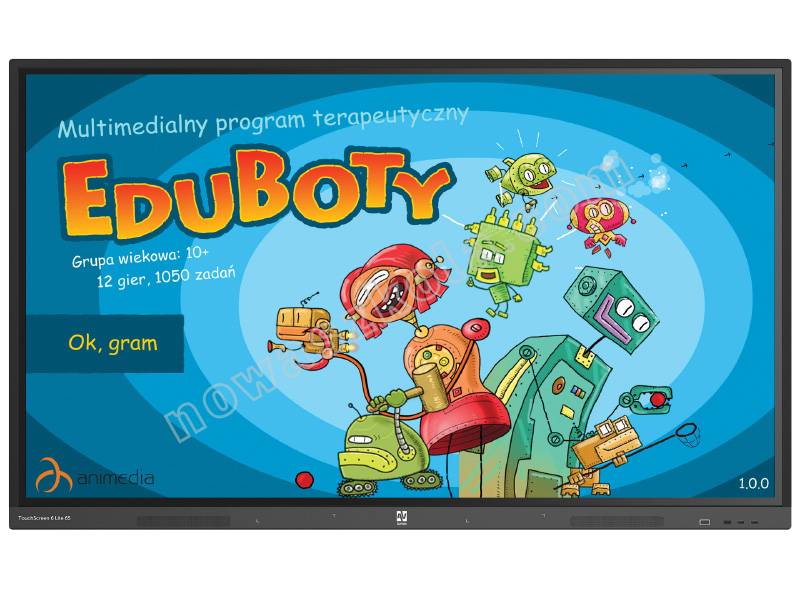 Eduboty. Aplikacja terapeutyczna do monitorów interaktywnych (system Android) Nowa Szkoła