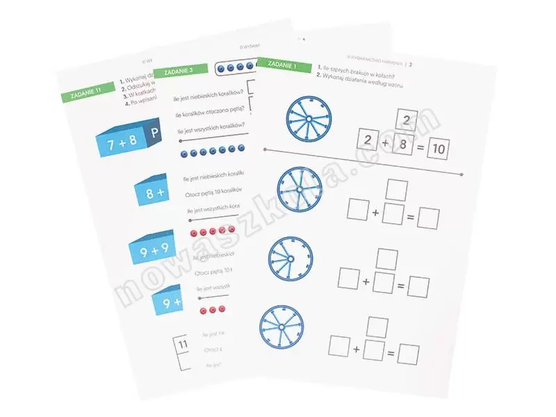 Matematyczne karty pracy dla uczniów ze specjalnymi potrzebami edukacyjnymi. Część 2 Nowa Szkoła