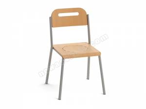 Krzesło szkolne Classic szare 3