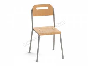 Krzesło szkolne Classic szare 5