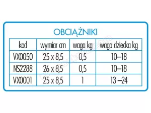 Obciążniki na nadgarstki i kostki nóg Nowa Szkoła