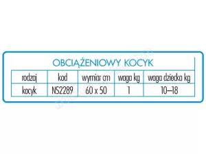 Kocyk obciążeniowy na uda Nowa Szkoła
