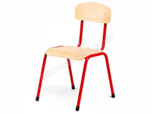 Krzesło przedszkolne Karolek 3 - czerwony Nowa Szkoła