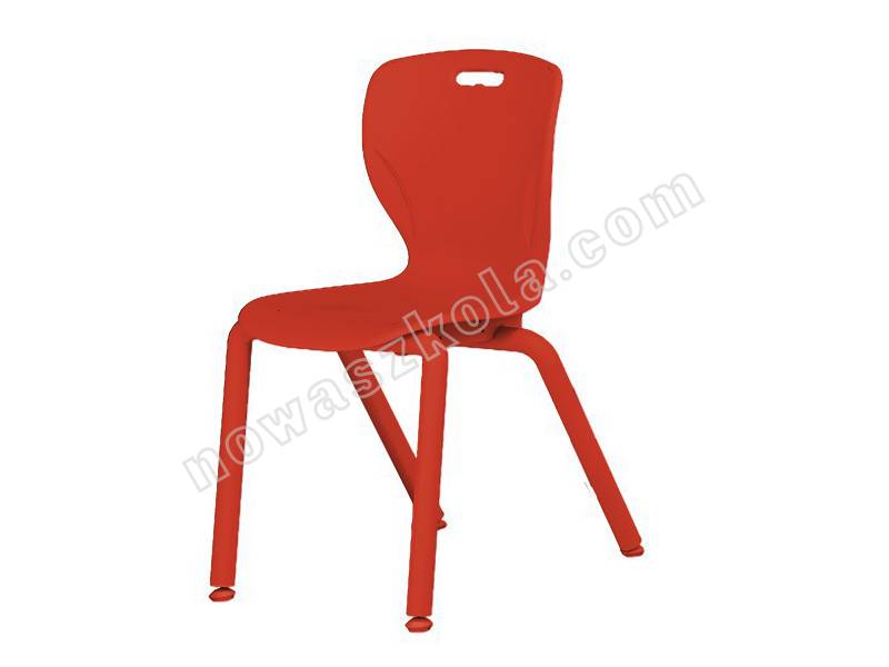 Krzesło Muszelka 4 czerwone Nowa Szkoła