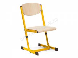 Krzesło regulowane 3 - 4 żółte Nowa Szkoła