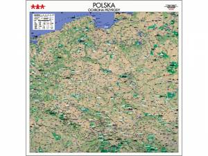 Mapa Polski ochrona przyrody Nowa Szkoła