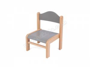 Krzesełko drewniane Mimi 0 - szare