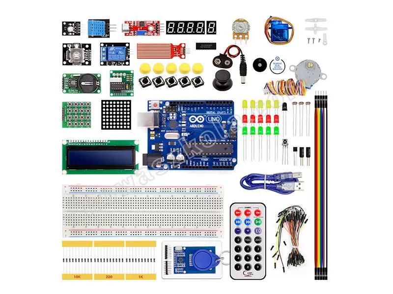 Mikrokontroler z czujnikami i akcesoriami. Zestaw RFID - kompletny zestaw startowy do nauki Arduino Nowa Szkoła