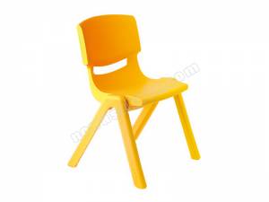 Krzesło plastikowe Motylek 0  żółte