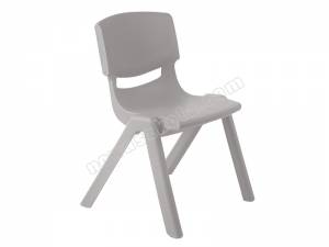 Krzesło plastikowe Motylek 0  szare