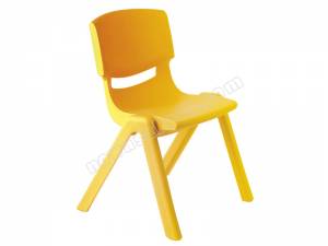 Krzesło plastikowe Motylek 3  żółte
