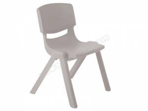 Krzesło plastikowe Motylek 5 szare
