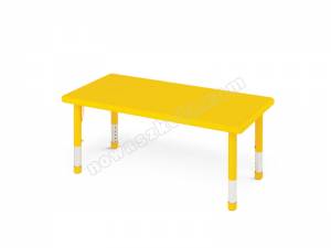 Stół Motylek prostokąt żółty