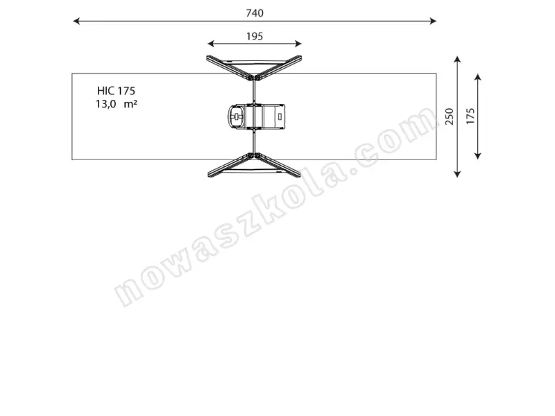 Huśtawka Recycled RC0520 Nowa Szkoła