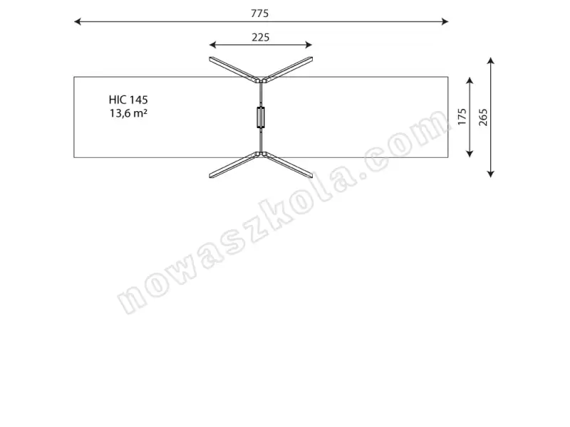 Huśtawka Recycled RC0541 Nowa Szkoła