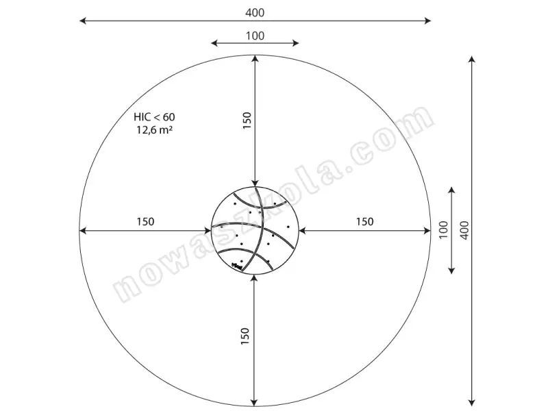 Bujak/Sprężynowiec piłka Recycled RC0619 Nowa Szkoła