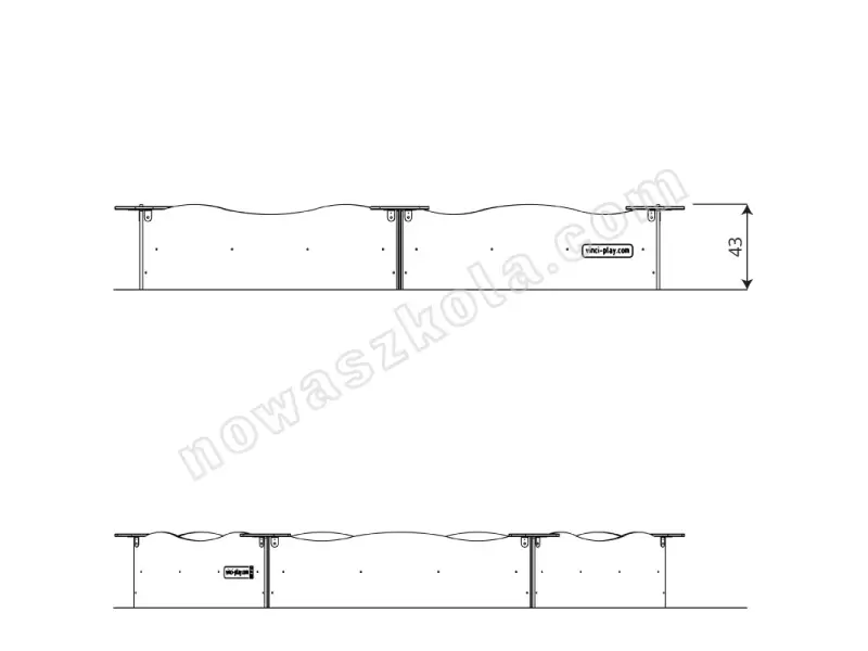 Piaskownica Recycled RC0802 Nowa Szkoła