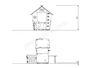 Domek Recycled RC0824 Nowa Szkoła