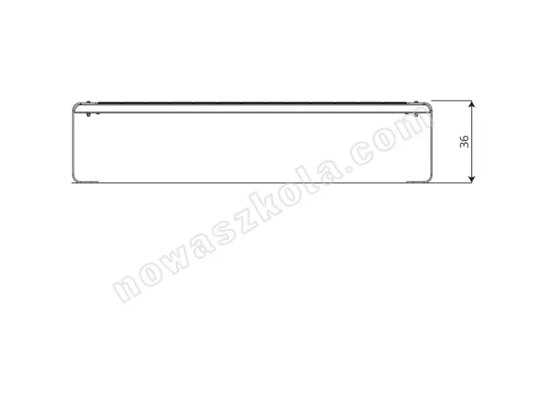 Ławka Recycled RC0923 Nowa Szkoła