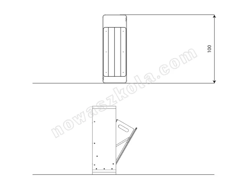 Kosz Recycled RC0934 Nowa Szkoła
