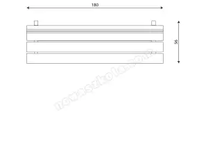 Ławka Recycled RC0961 Nowa Szkoła