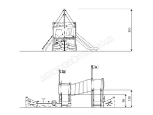 Zestaw zabawowy statek Recycled RC1415 Nowa Szkoła