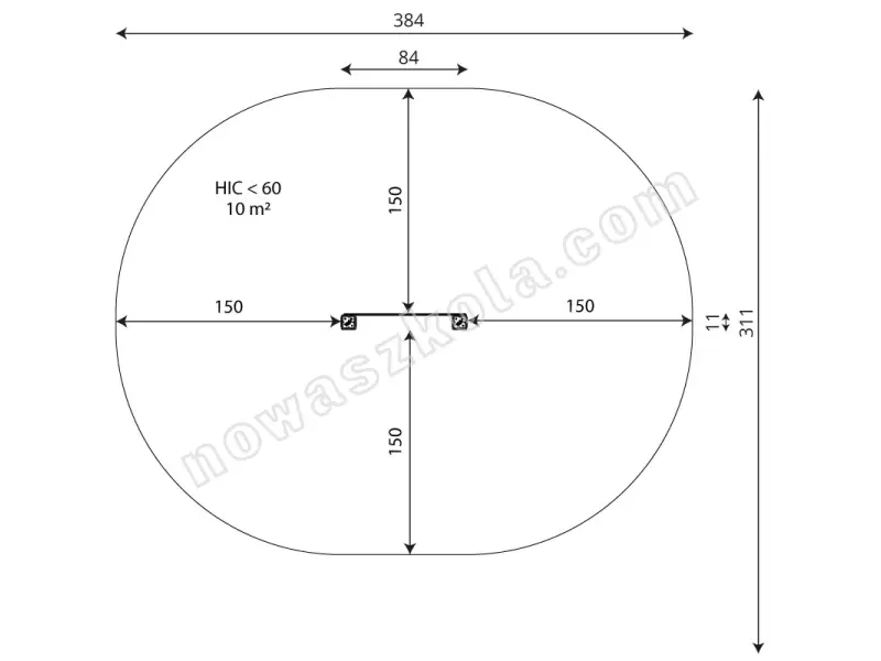 Tablica manipulacyjna mapa Recycled RC1477 Nowa Szkoła