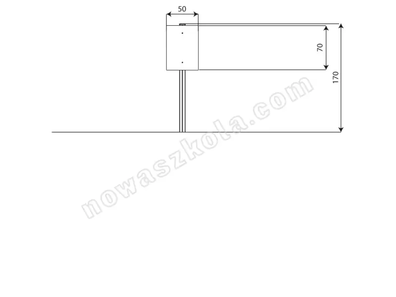 Tablica regulamin Recycled RC1483 Nowa Szkoła