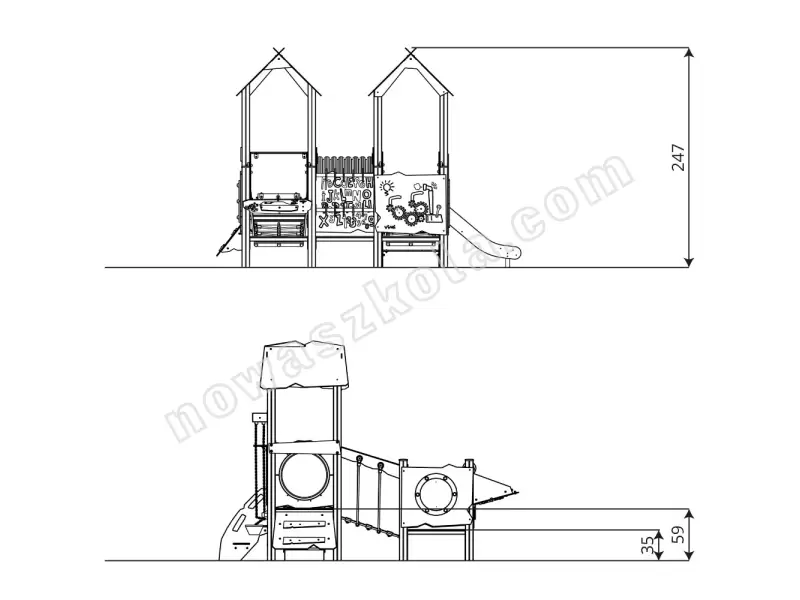 Zestaw zabawowy Recycled RC1503 Nowa Szkoła